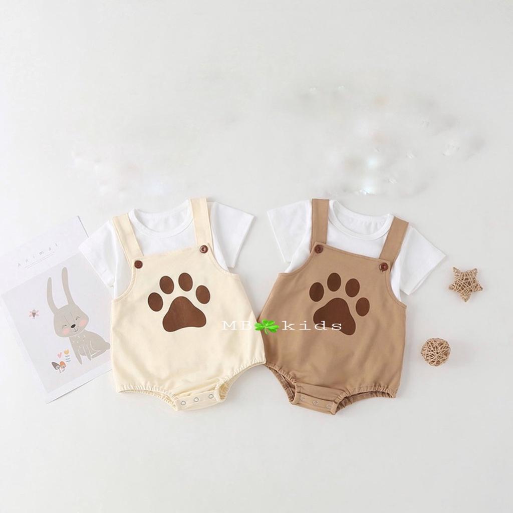 Bodysuit cho bé sơ sinh mẫu hoạt hình đáng yêu size 3-12kg chất thun cotton 4 chiều mềm mịn thoáng mát