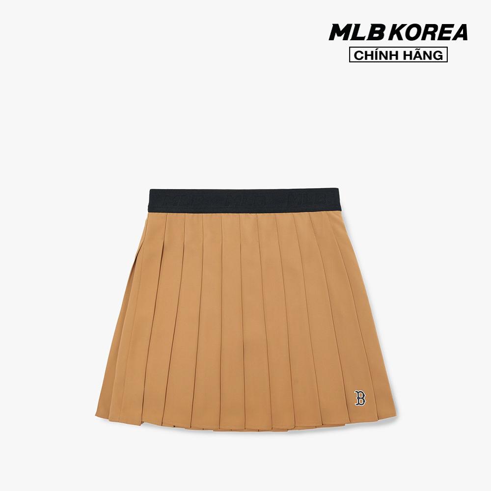 MLB - Chân váy mini xếp li Basic Pleats 3FSKB0324