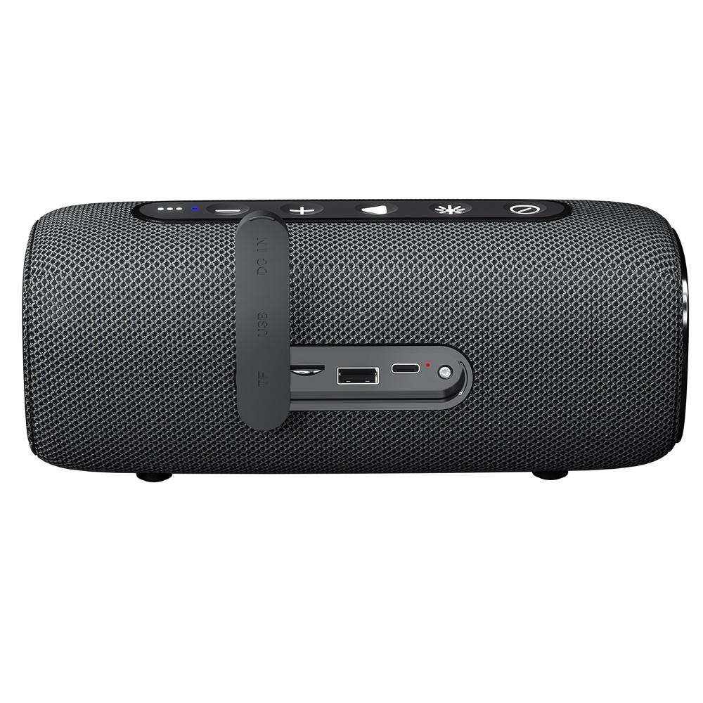 Zealot S7 loa bluetooth di động High Power Home Hifi Stereo loa không dây cho máy tính, điện thoại hỗ trợ thẻ TF, Ngân hàng điện: Đen