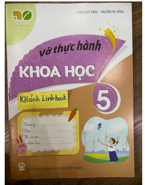 Sách - Vở thực hành Khoa Học lớp 5 (Kết Nối)