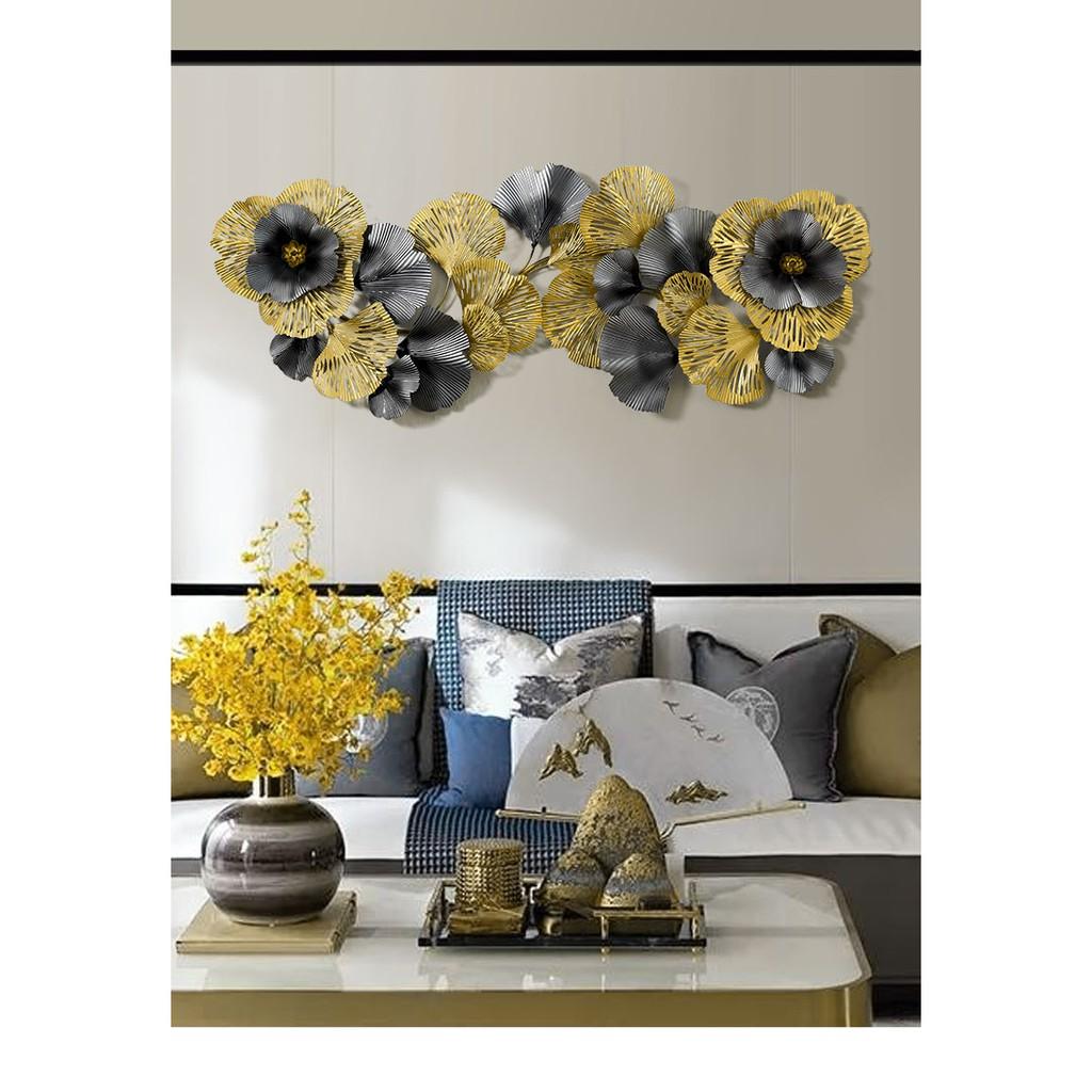 Tranh Sắt Treo Tường Trang Trí Nhà Cửa -Decor Tường Chất Liệu Kim Loại Cao Cấp - Phong Cách Hiện Đại ,Sang Trọng kt148cm