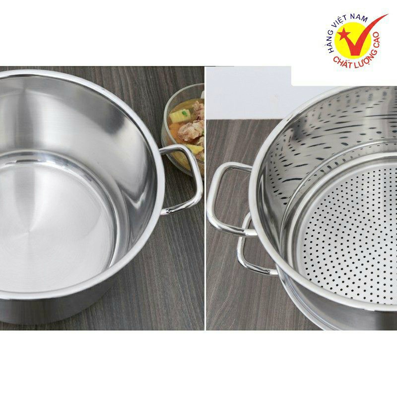 Ngăn xửng hấp inox size 28, Ngăn xửng hấp ,đồ xôi ,bánh bao ,size 28 ,ngăn chõ inox