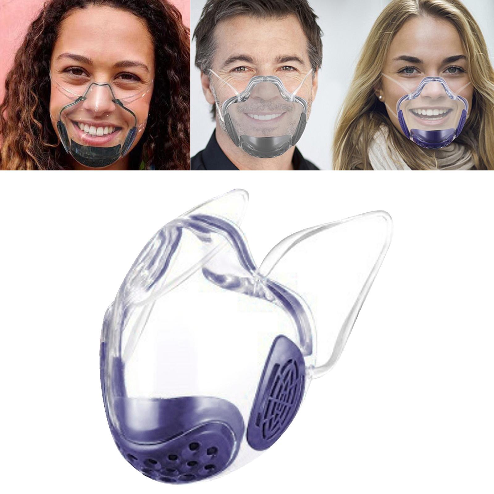 Durable Mask Face Mask Combine Mask Reusable Cover Clear Safe