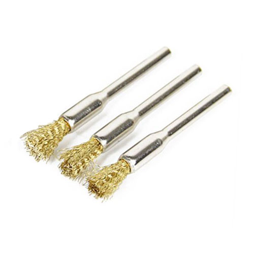 Bộ 10 Chổi Đánh Gỉ Trục 3mm Sợi Đồng