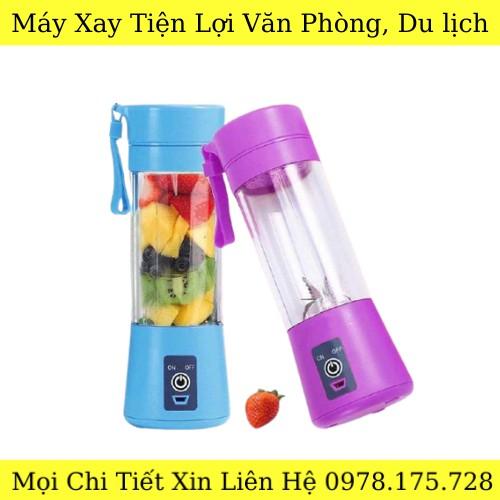 Máy Xay Sinh Tố Sạc Pin Mini Cầm Tay