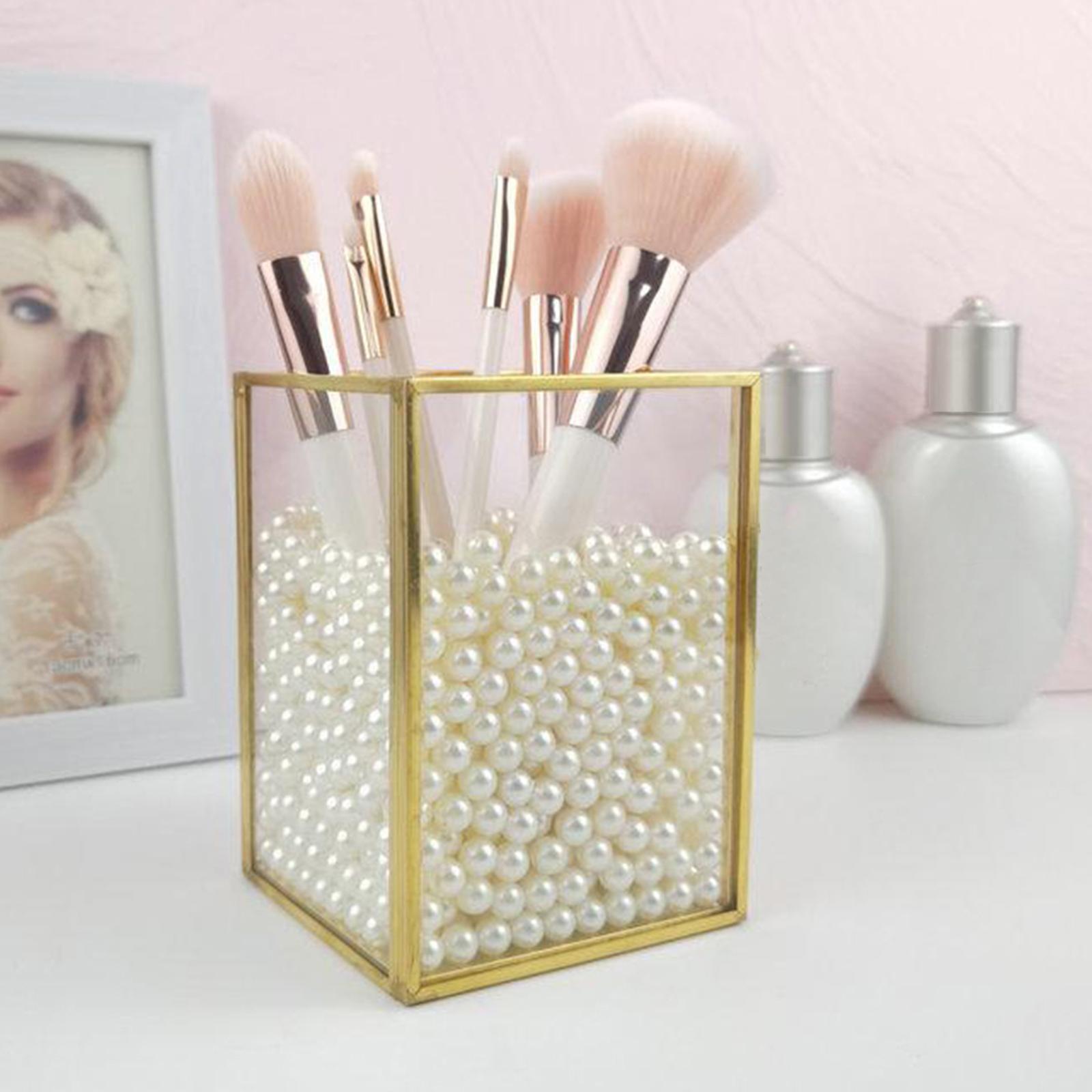 Desktop Organizer Pen Holder Cosmetics Makeup Brushes Display Stand Rack