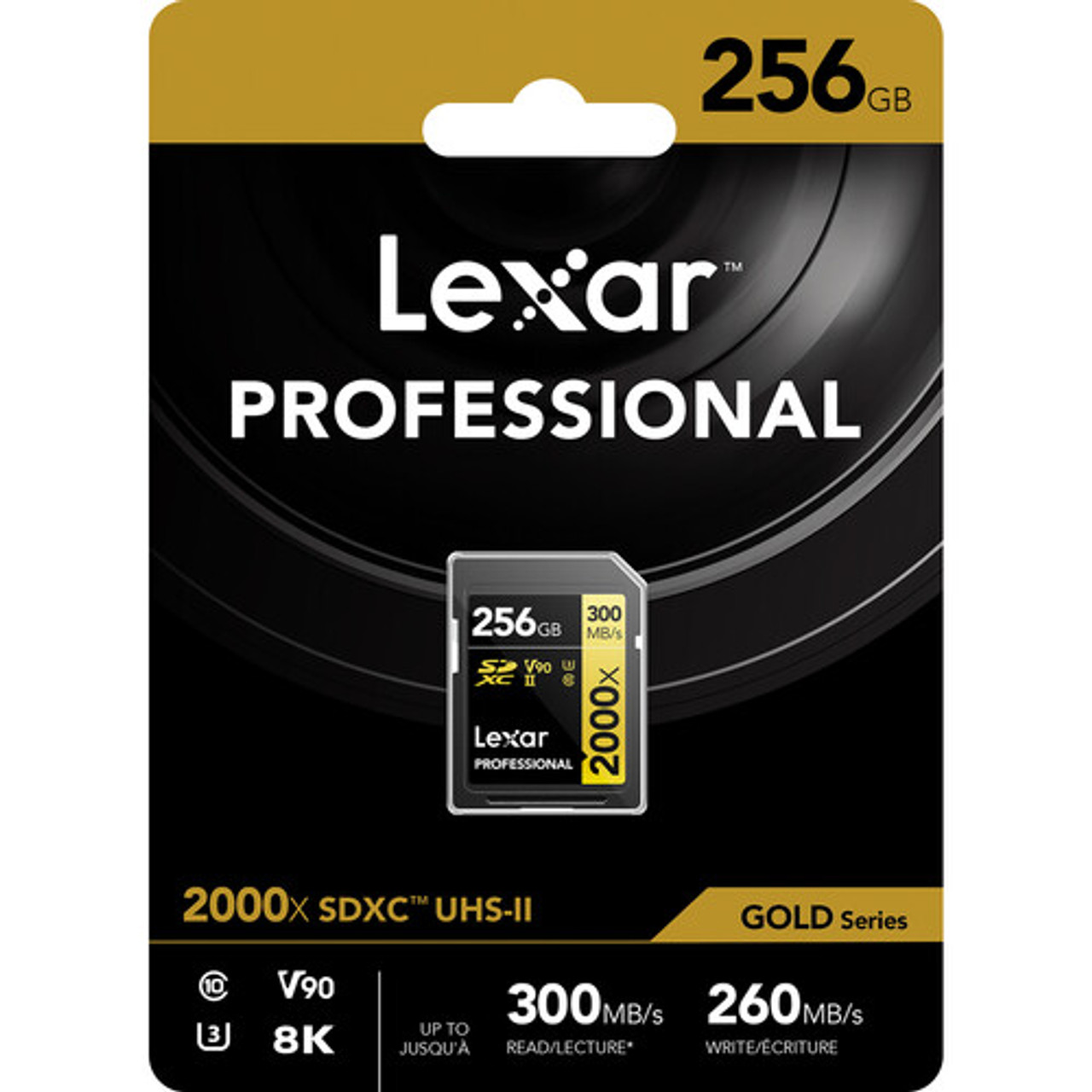 Thẻ nhớ SD Lexar Professional 2000x UHS-II V90 300MB/s (64GB/128GB/256GB)- Hàng chính hãng