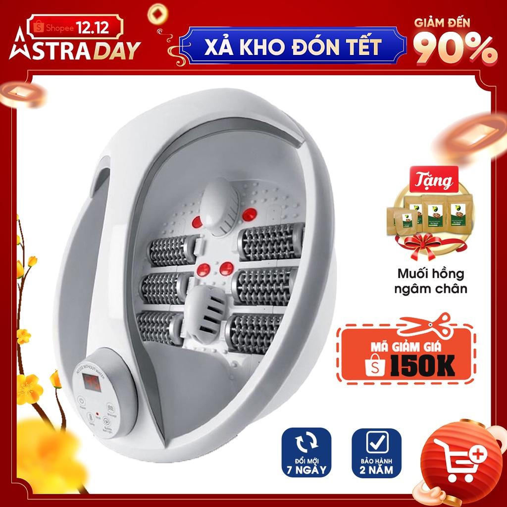 [Hàng Chính Hãng - BH 2 Năm] Bồn máy chậu ngâm chân massage cao cấp con lăn tự động Homedics FB-650, SereneLife SL12, SL