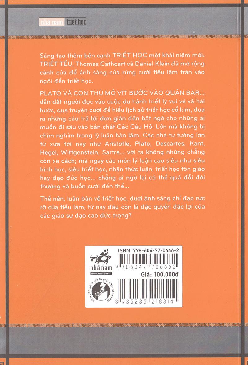 Sách Plato Và Con Thú Mỏ Vịt Bước Vào Quán Bar (Tái Bản 2018 )