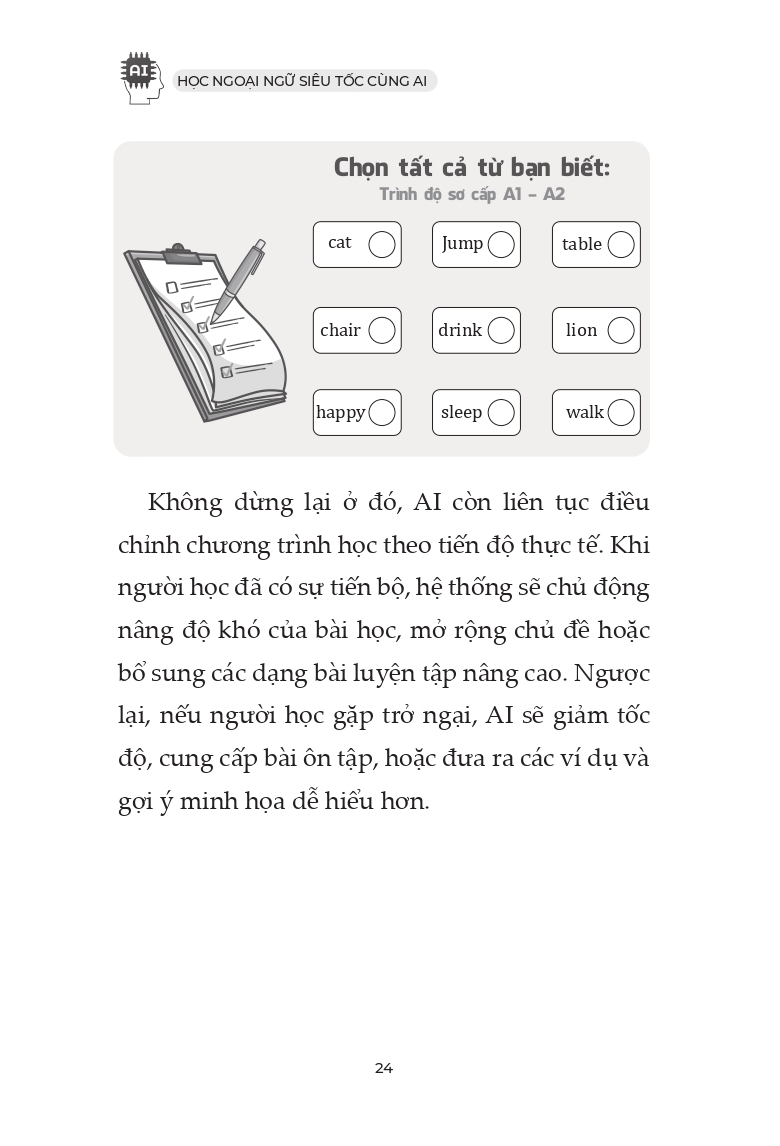 Học Ngoại Ngữ Siêu Tốc Cùng AI