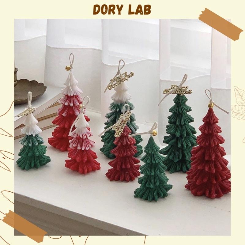 Nến Thơm Hình Cây Thông Giáng Sinh Không Khói, Phụ Kiện Decor Chụp Ảnh - Dory Lab