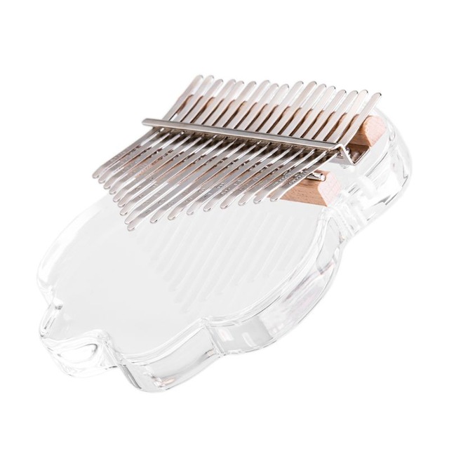 Đàn kalimba 17 phím pha lê nguyên khối IME-08512 đầy đủ phụ kiện túi chống sốc, búa chỉnh âm, stick dán màu, khăn lau. Tặng Đàn Kalimba 17 phím gỗ nguyên khối Mahagony PJLIM72