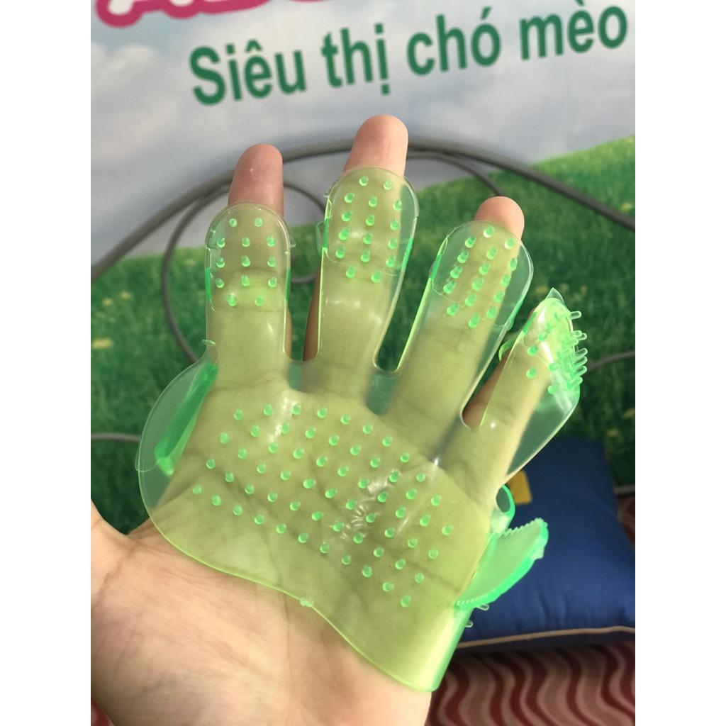 Găng Tay Tắm Bằng Nhựa Cho Chó, Cho Mèo