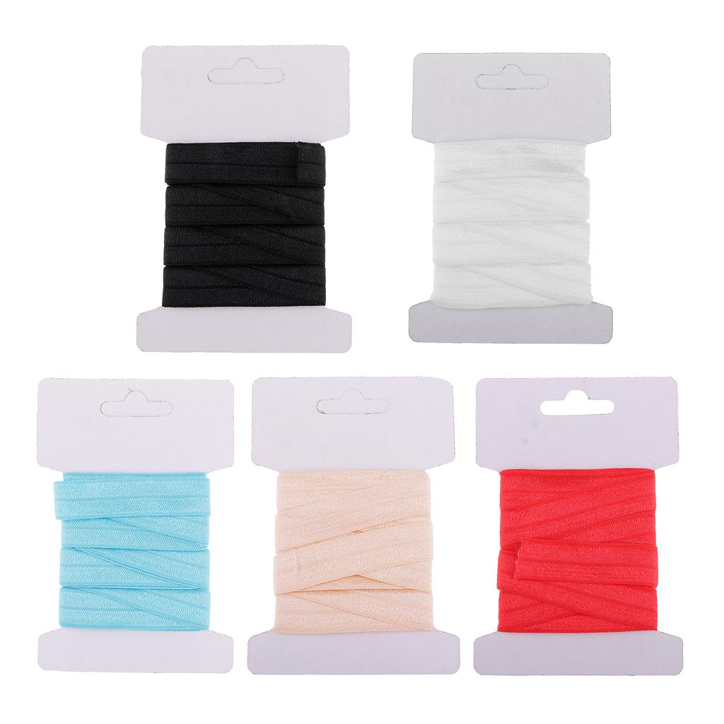 2.7M  5/8"15mm Elastic Spandex Satin Band Hair Ties Accessories