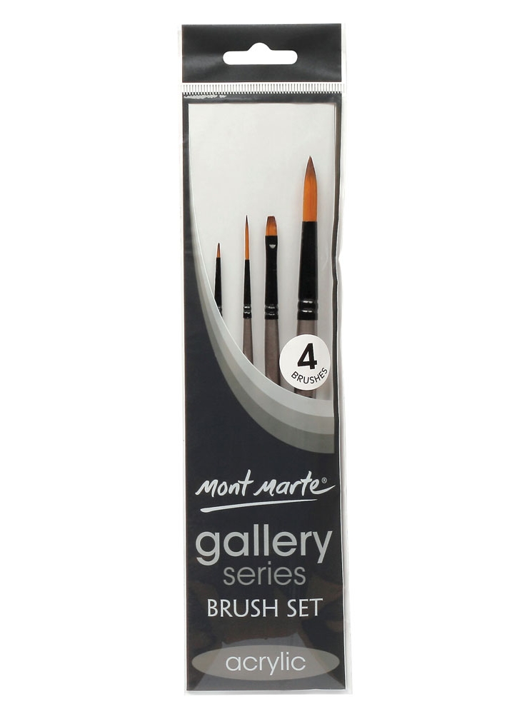 Set Bộ cọ vẽ Acrylic Mont Marte Gallery Series Brush