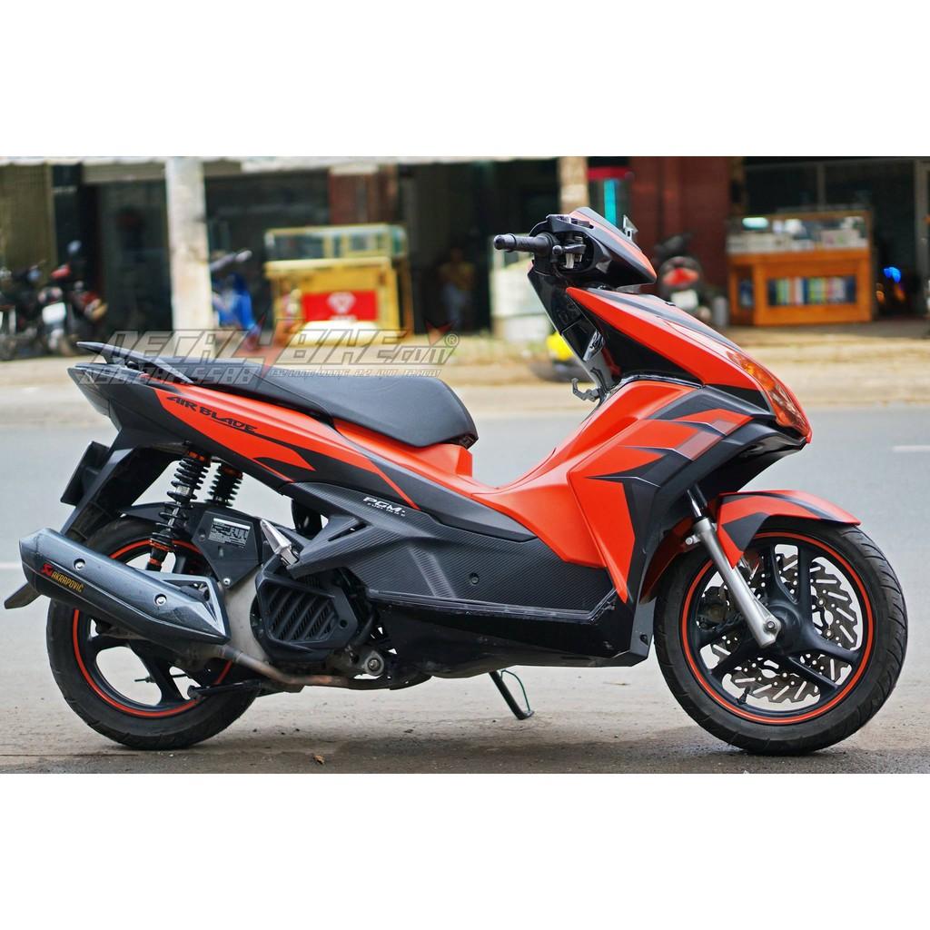 Tem trùm dành cho  xe Air Blade 125 Black-Orange