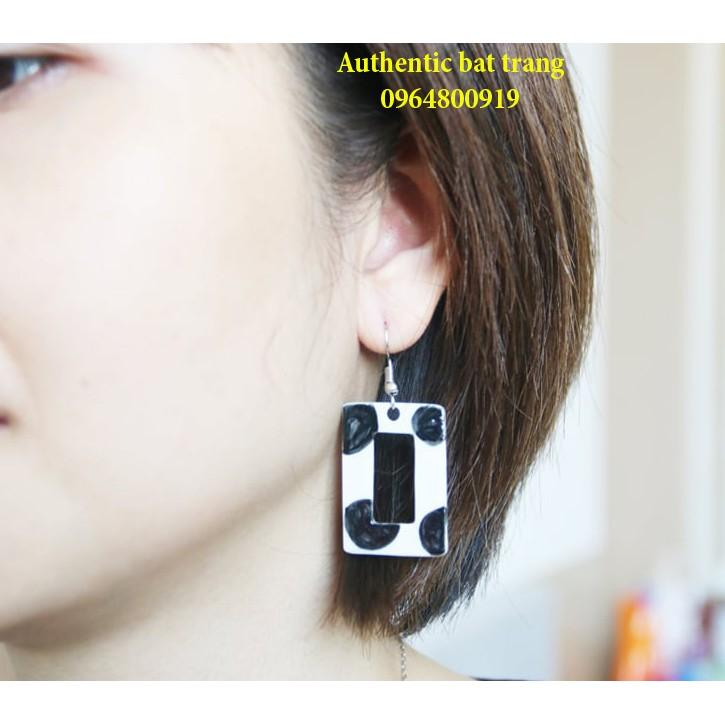 BỘ TRANG SỨC KHUYÊN TAI BẰNG GỐM SỨ THỦ CÔNG