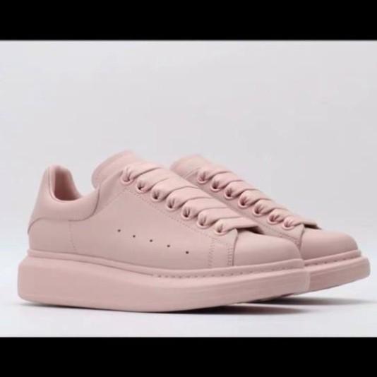 Giày Sneakers Nữ, Giày Thể Thao Nữ Giày Thể Thao McQueen Cao 3Cm Full Hồng Hottrend Cá Tính Năng Động Cho Nữ Đi