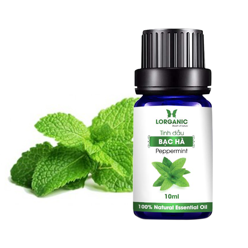 Combo Tinh Dầu Sả Chanh Lorganic + Bạc Hà Lorganic
