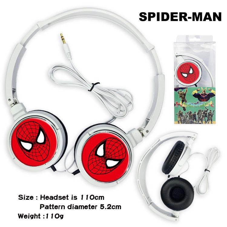 Disney Marvel Gốc Tai Nghe Tai Nghe Có Micro Tai Nghe Có Dây Iron Man Người Nhện Máy Tính Tai Nghe