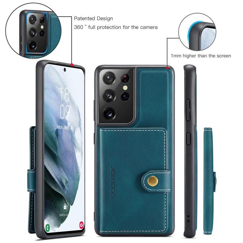 Ốp điện thoại dạng ví cho Samsung Galaxy S21 S21+ Ultra A51 A71 A22 A32 A42 A52 A72 5G