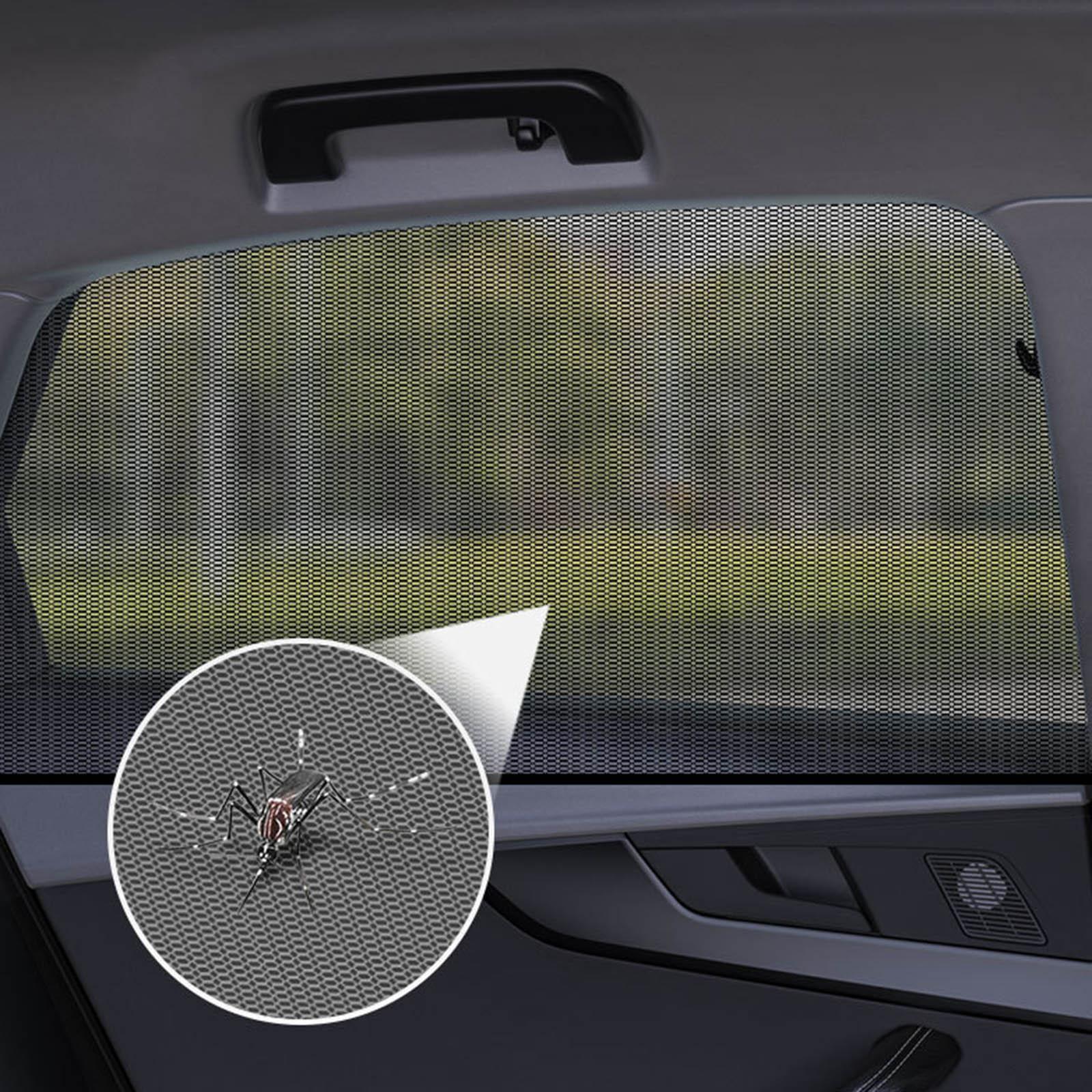 2 Pieces Sunshade Privacy Curtain Block Mesh Car Window for Family Children Baby