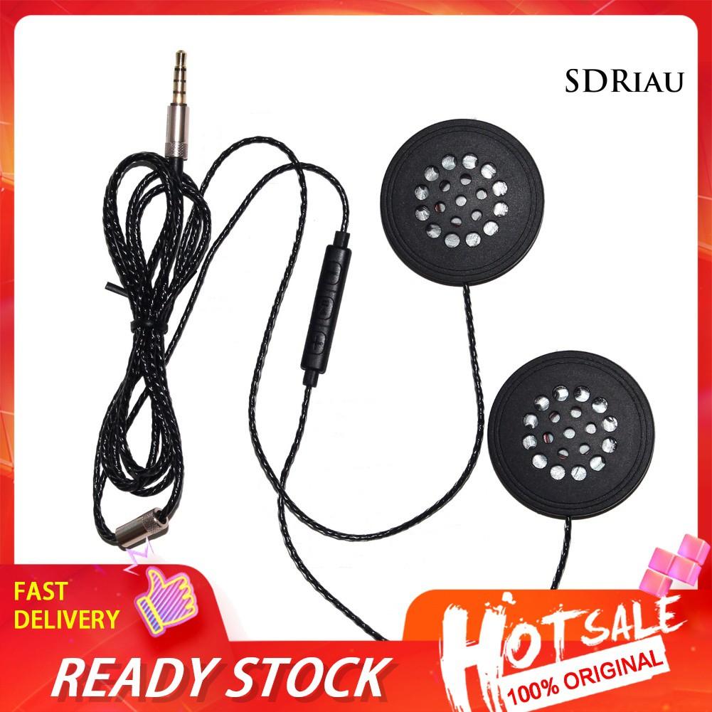 Tai Nghe Có Mic Kích Thước 3.5mm Dành Cho Nón Bảo Hiểm Xe Mô Tô