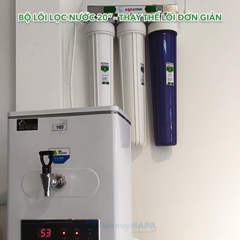 Lõi Lọc Nước 20 inch Số 2 CATION, Lọc Thô, Chuyên xử lý nước cứng, đầu nguồn - Hàng Chất Lượng