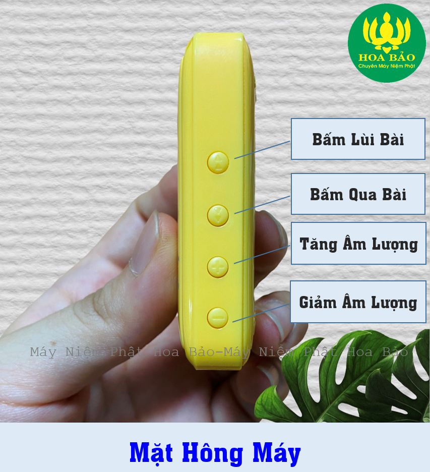 ️ Máy Niệm Phật Tí Hon Lá Bồ Đề - Máy Niệm Phật Mini JAS01-T - Hàng Chuẩn Tịnh Tông