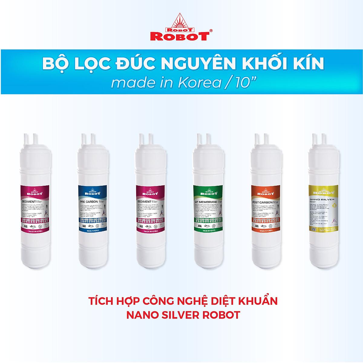 Máy Lọc Nước Điện Giải Ion Kiềm ROBOT IonKing 511 Chế Độ Nóng Nguội Lạnh - Hàng Chính Hãng