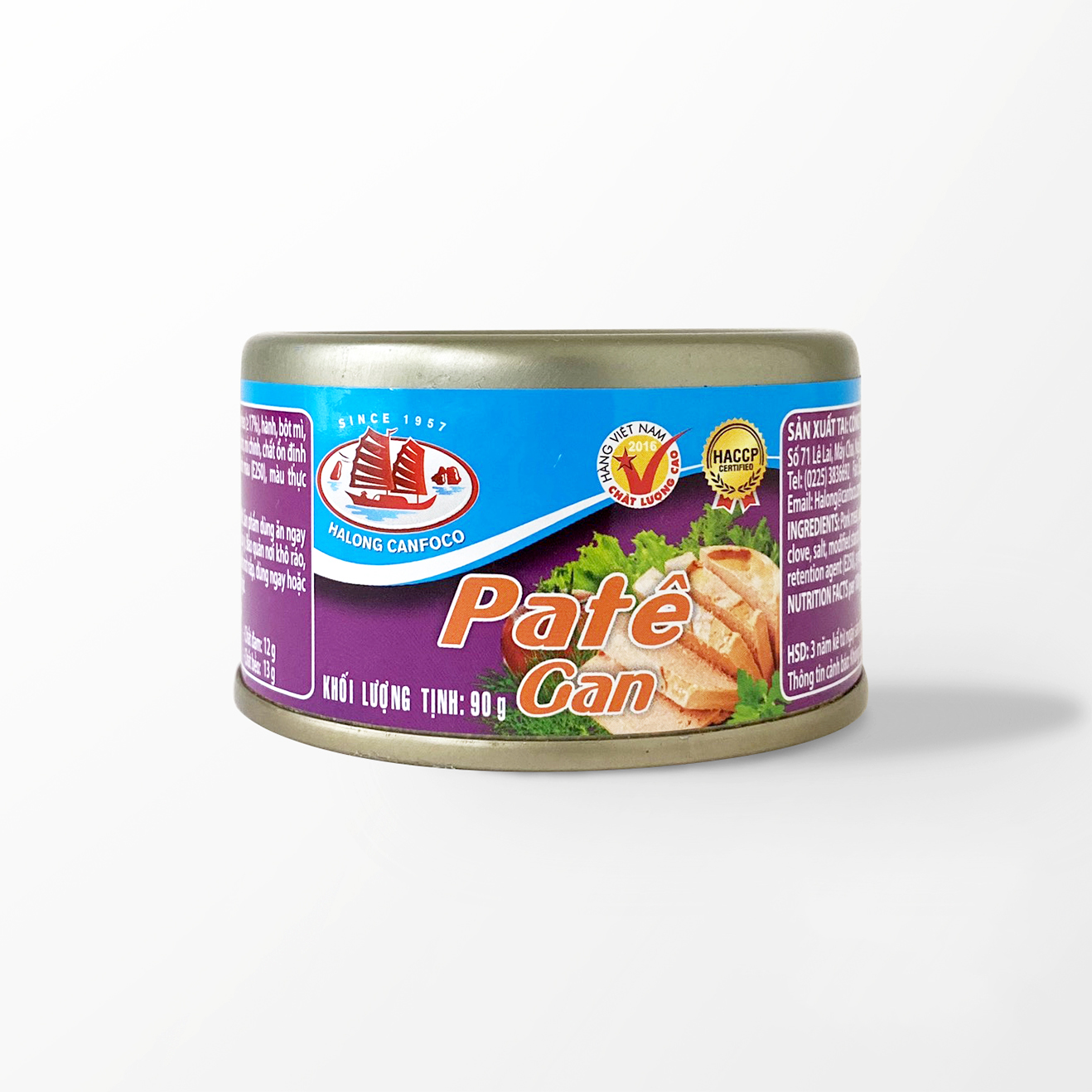 COMBO 3 Pate gan heo - 90g - Đồ hộp Hạ Long