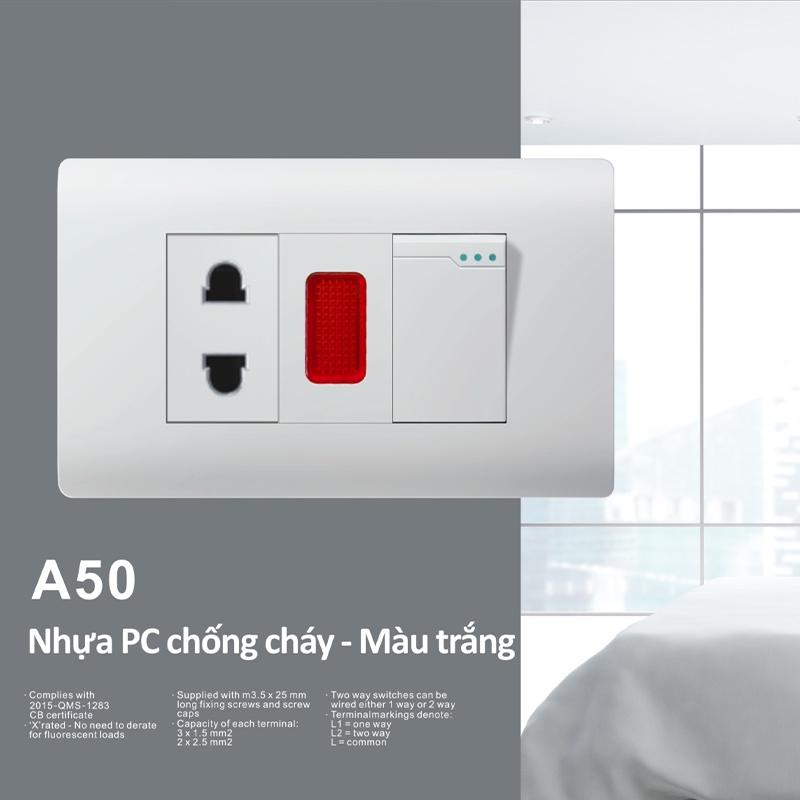 Mặt nạ âm tường 2 Thiết Bị DoBo Korea - Mặt Công Tắc, Mặt Ổ Cắm Dùng Cho Hạt Công Tắc