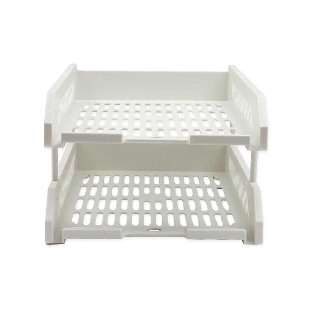 Khay Nhựa 2 Tầng A4 HH S13 6621 Sản Phẩm Tiện Dụng Thường Được Dùng Trong Các Văn Phòng, Trường Học Để Cất Giữ, Bảo Quản, Phân Loại Các Giấy Tờ, Tài Liệu.