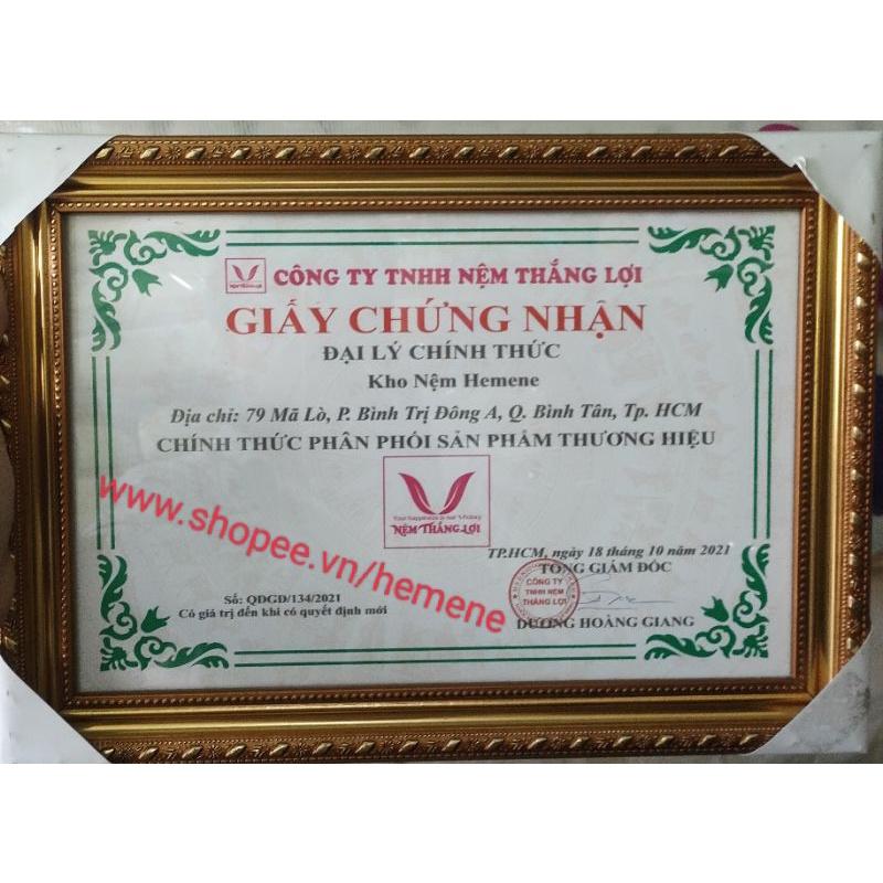 Nệm cao su non 20cm Thắng Lợi 15cm ( BH 15 năm) ( Giao hoả tốc 1-2h)