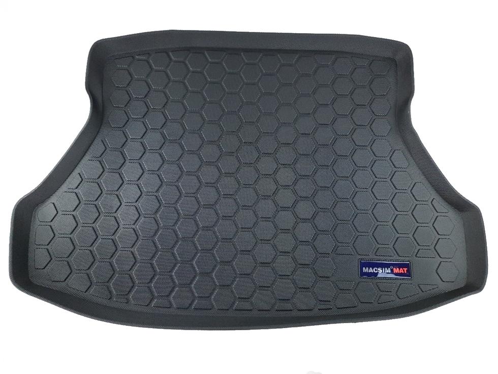 Thảm lót cốp Honda Civic 2012-2016 nhãn hiệu Macsim chất liệu TPV cao cấp màu đen