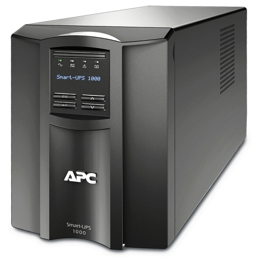 Bộ lưu điện UPS APC Smart-UPS 1000VA, Tower, LCD 230V with SmartConnect Port - SMT1000IC - Hàng Chính Hãng