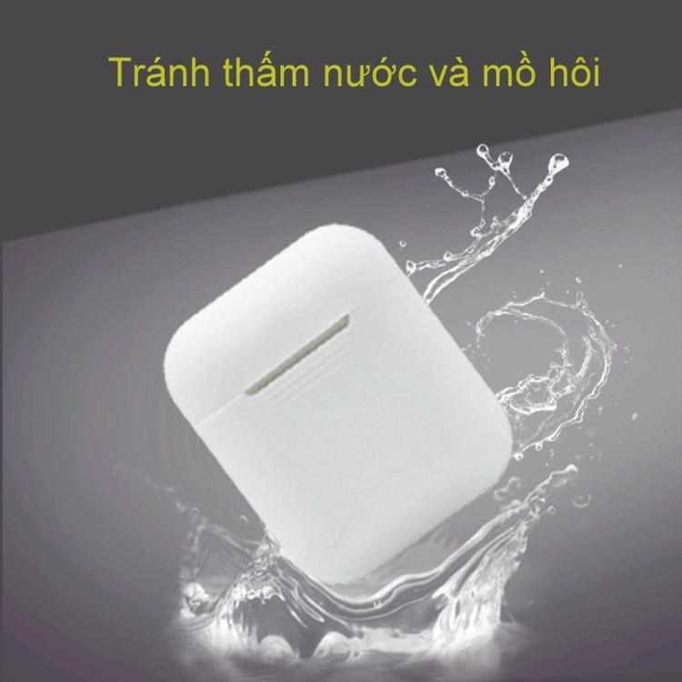 Ốp bảo vệ cho tai nghe Airpods 1/2/Pro, i12, i27... Chất liệu silicone dẻo siêu mỏng - Nhiều màu sắc