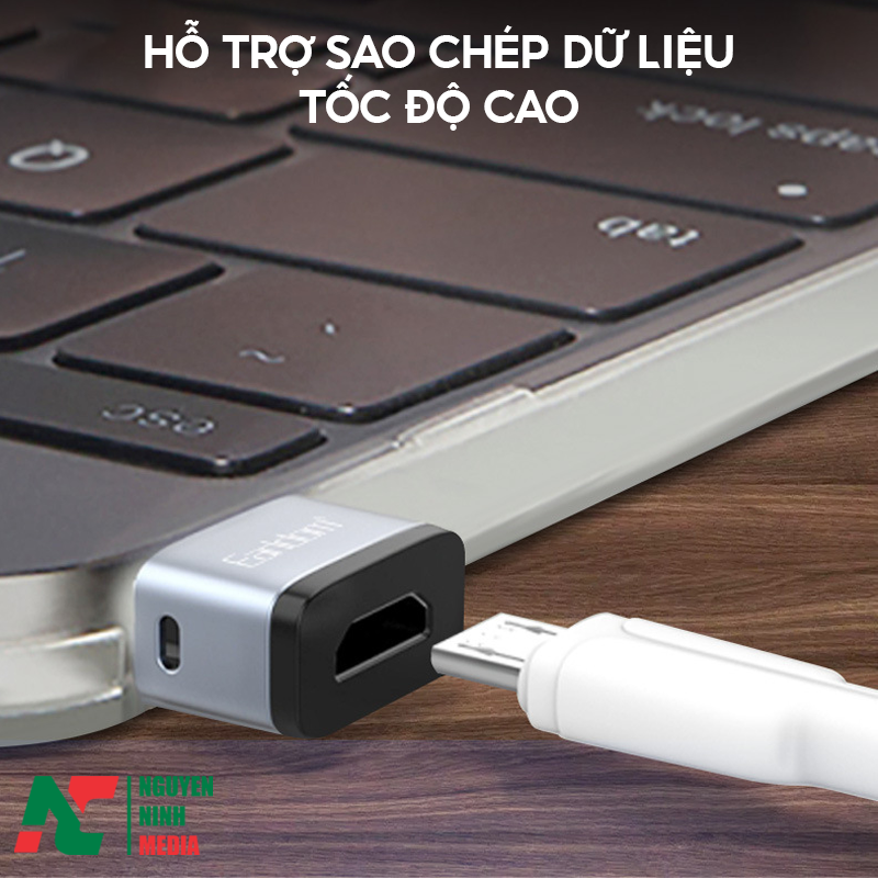 Đầu Chuyển Micro USB Sang Type C Earldom OT62 - Hàng Chính Hãng