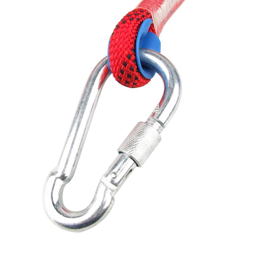 25KN 12mm Pro Rock Tree Climbing Auxiliary Rope Sling Safety Rapelling Cord Gear