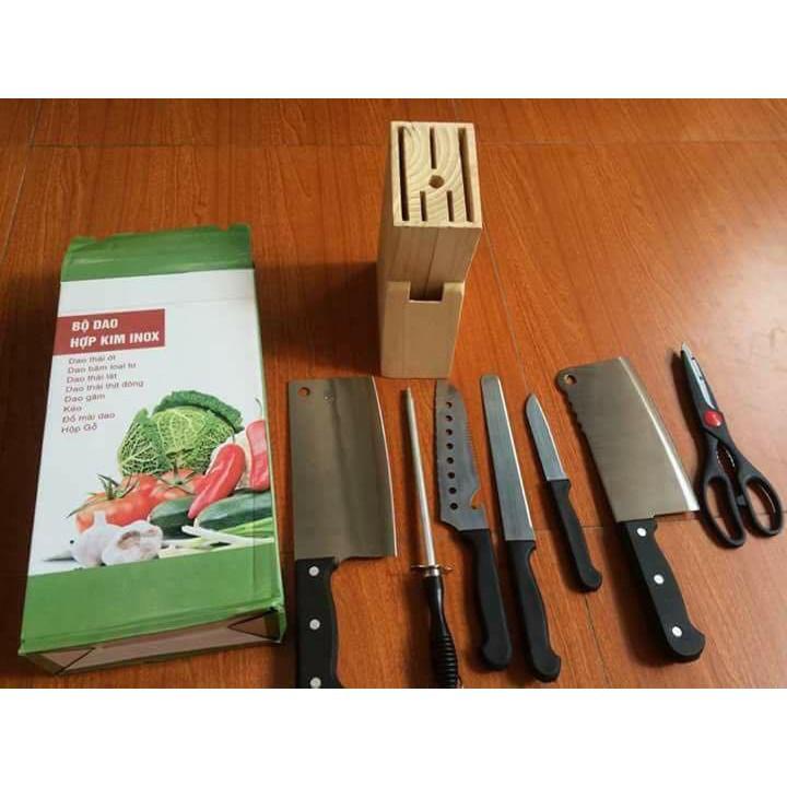 Bộ dao inox 8 món cho nhà bếp