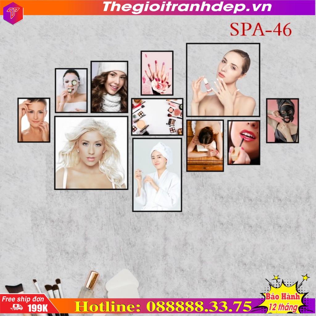 Tranh spa, tiệm tóc, salon, nail giá rẻ