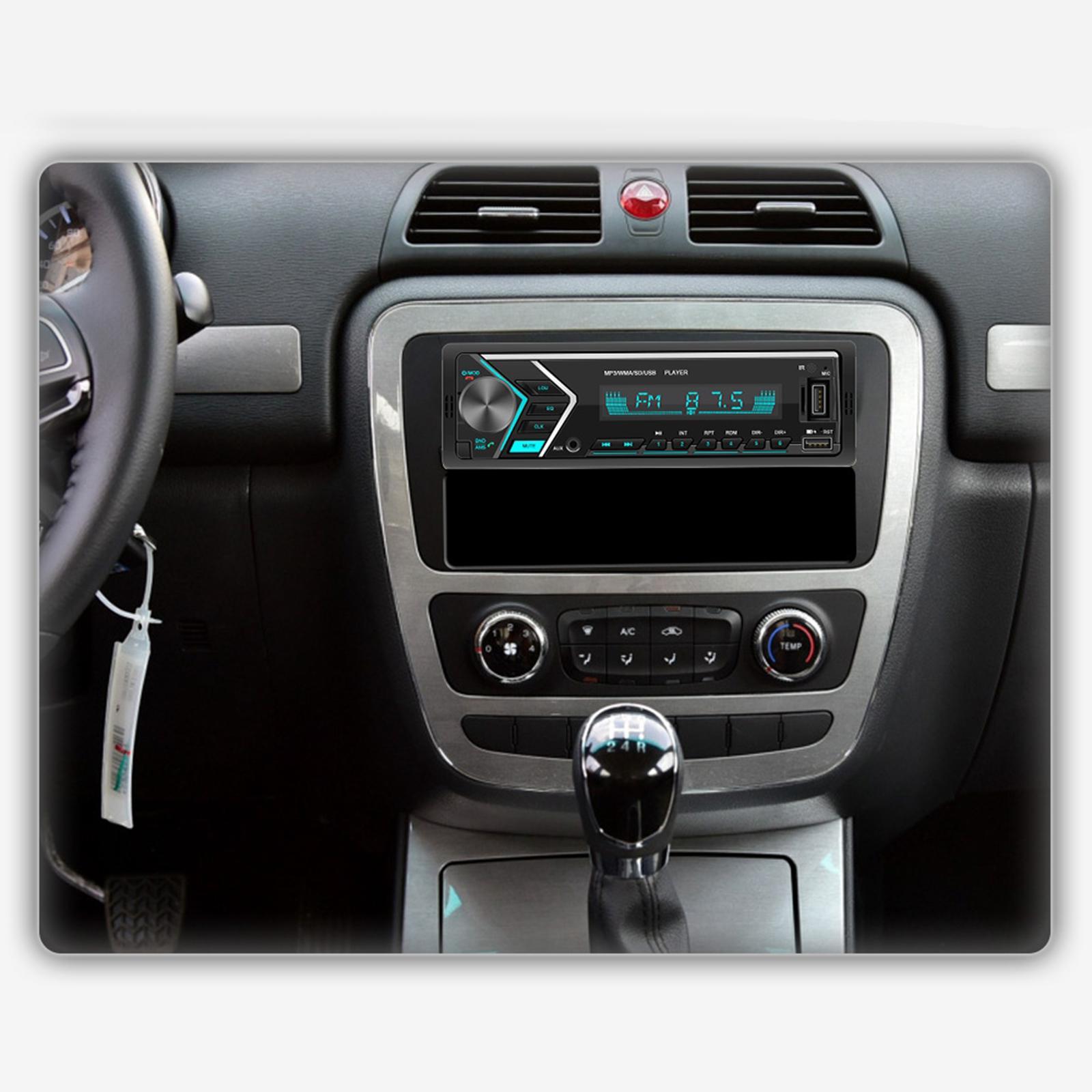 Colorful Lights Car Bluetooth Audio Hands Free Calling MP3 Player