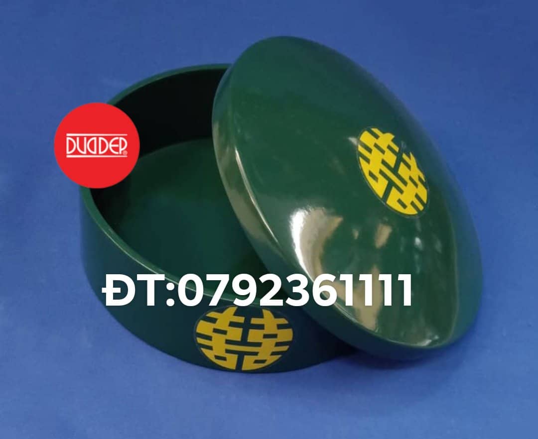 Hộp tráp sơn mài cao cấp. ĐK 23CM