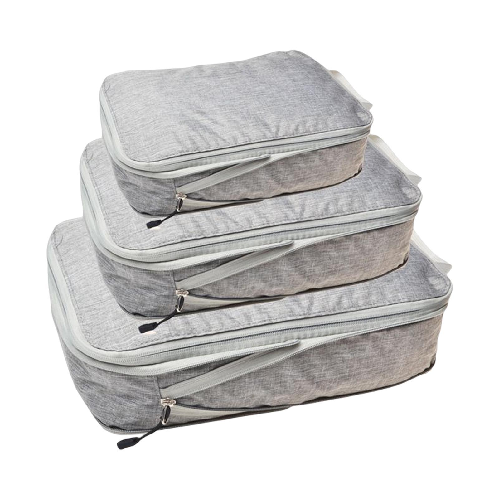 Pouch Suitcase Waterproof Storage Travel Bags Gray