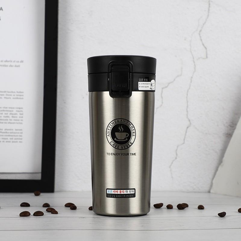 BÌNH GIỮ NHIỆT LY GIỮ NHIỆT 380ML CHẤT LƯỢNG - Bình Đựng Cafe Giữ Nhiệt 380 ml Loại Tốt