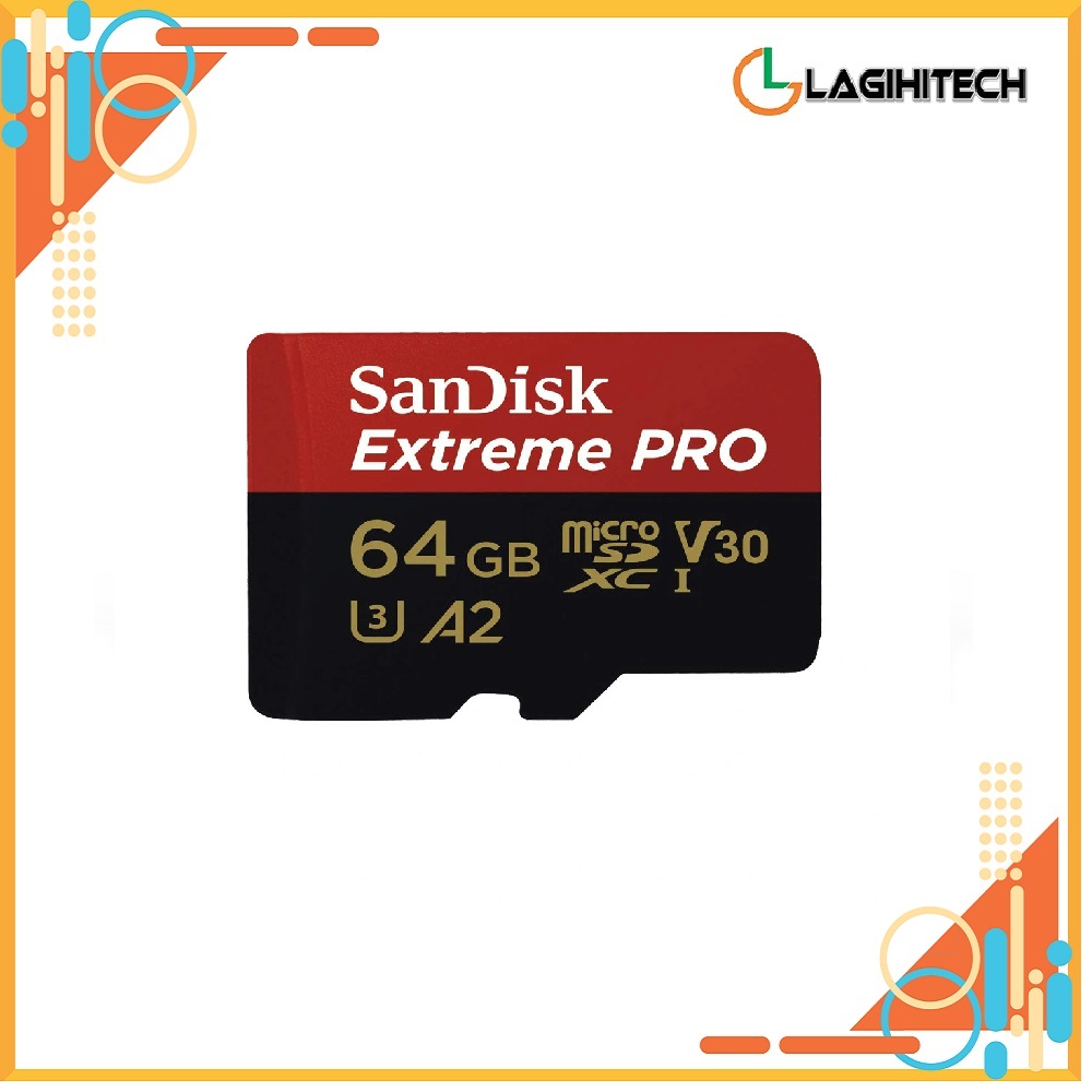 Thẻ nhớ MicroSDXC SanDisk Extreme PRO A2 V30 U3 Class 10 UHS-I 200MB/s - Hàng Nhập Khẩu