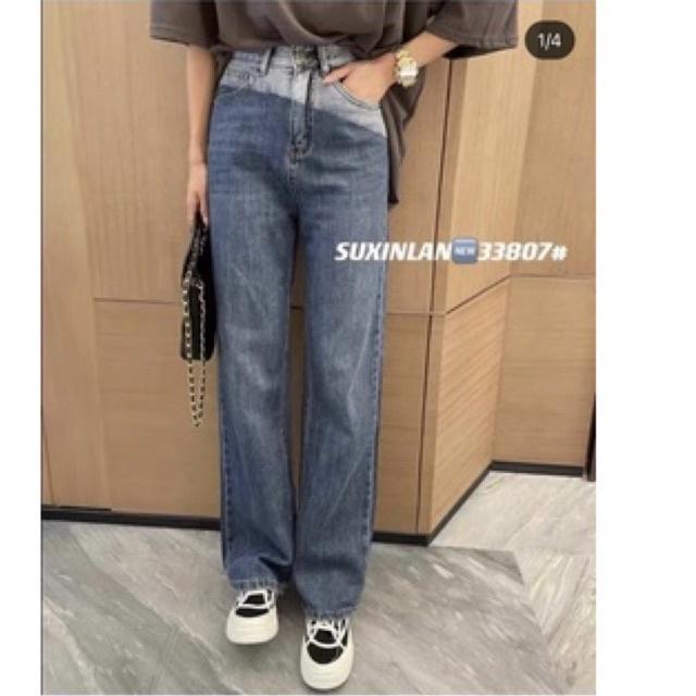 Quần jeans mix siêu hot