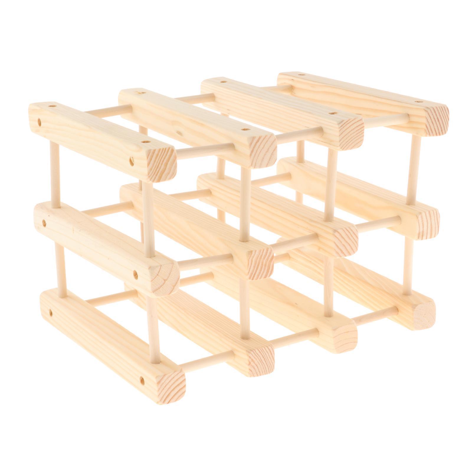 Wine Rack Wine Bottle Storage Decor Art Ornament for Bar