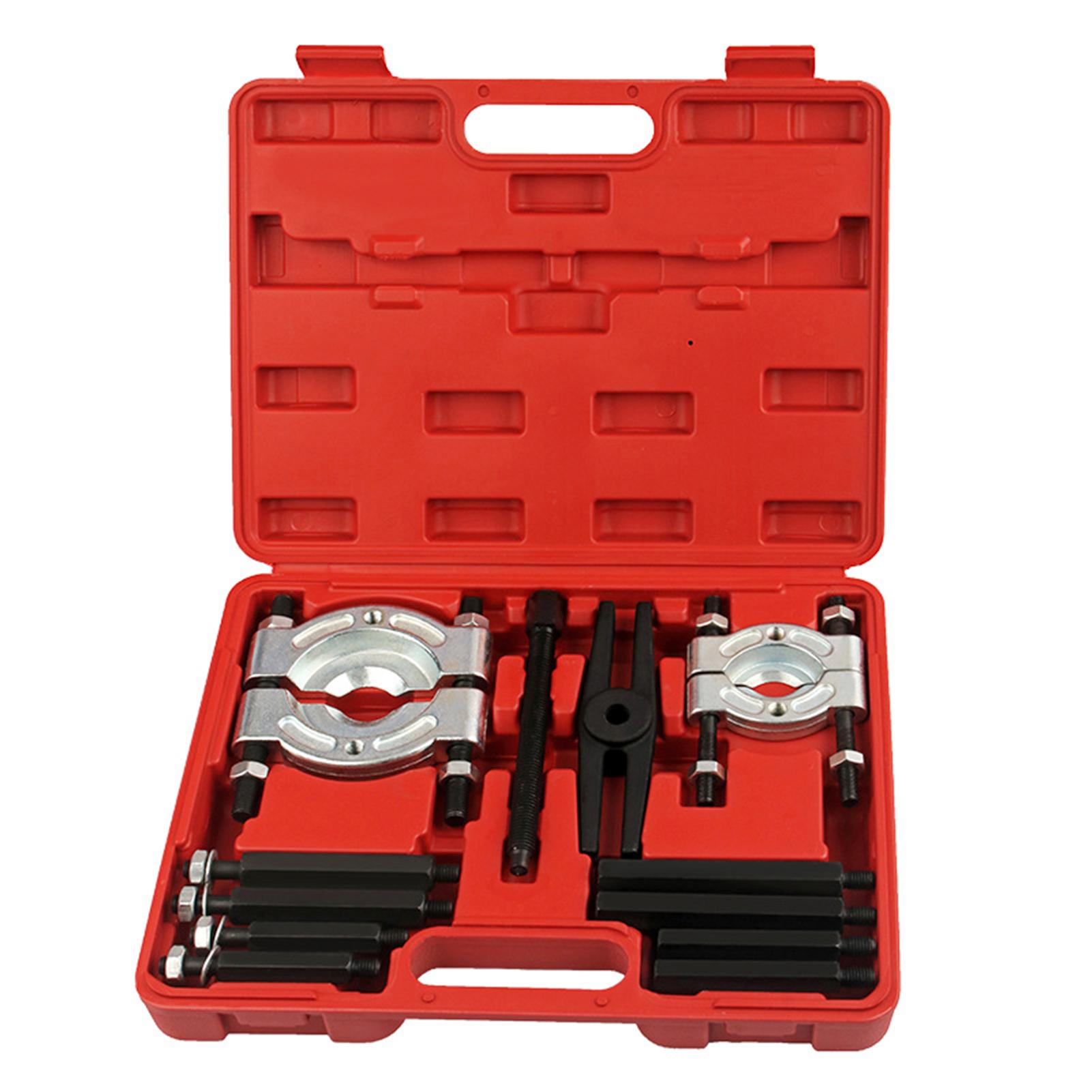 14 PCS Bearing Separator Puller Kit Heavy Duty Bearing Splitter Remover for Wheel Hub Gear Pinion Automotive Repair Tool