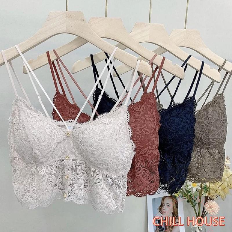 MẪU MỚI-Áo Bra Ren Hoa 4 Khuy Cao Cấp Siêu Sexy - CHILLHOUSE